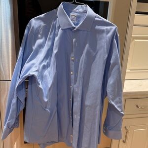 Worn Once Brooks Brothers Blue Buttondown XXL